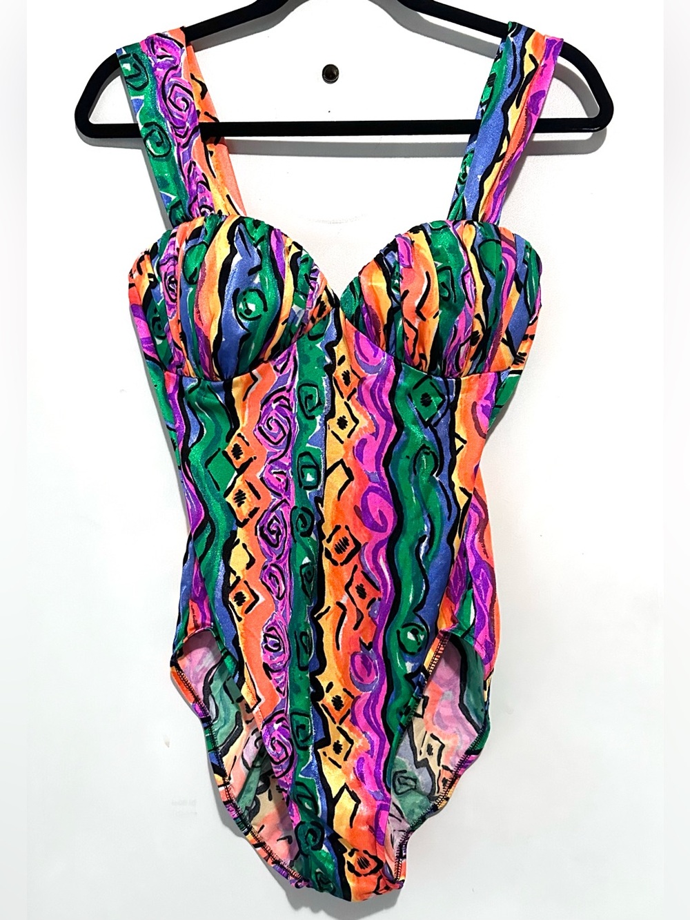 Retro Robby Len Vintage 80s One Piece Swimsuit